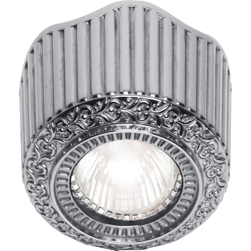 Fleckenstein LED Semi Flush Mount, Bright Chrome