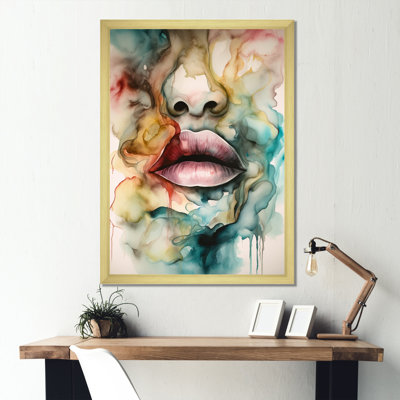 «Colorful Lips», reproduction sur toile
