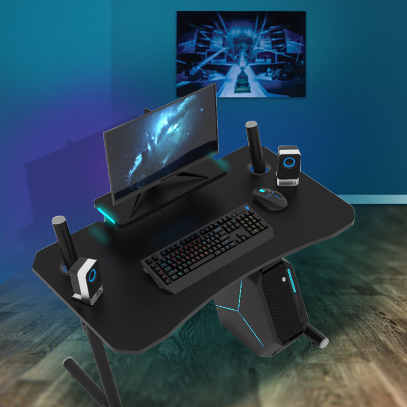 Bureau de jeu à hauteur réglable avec lumières DEL Rausch