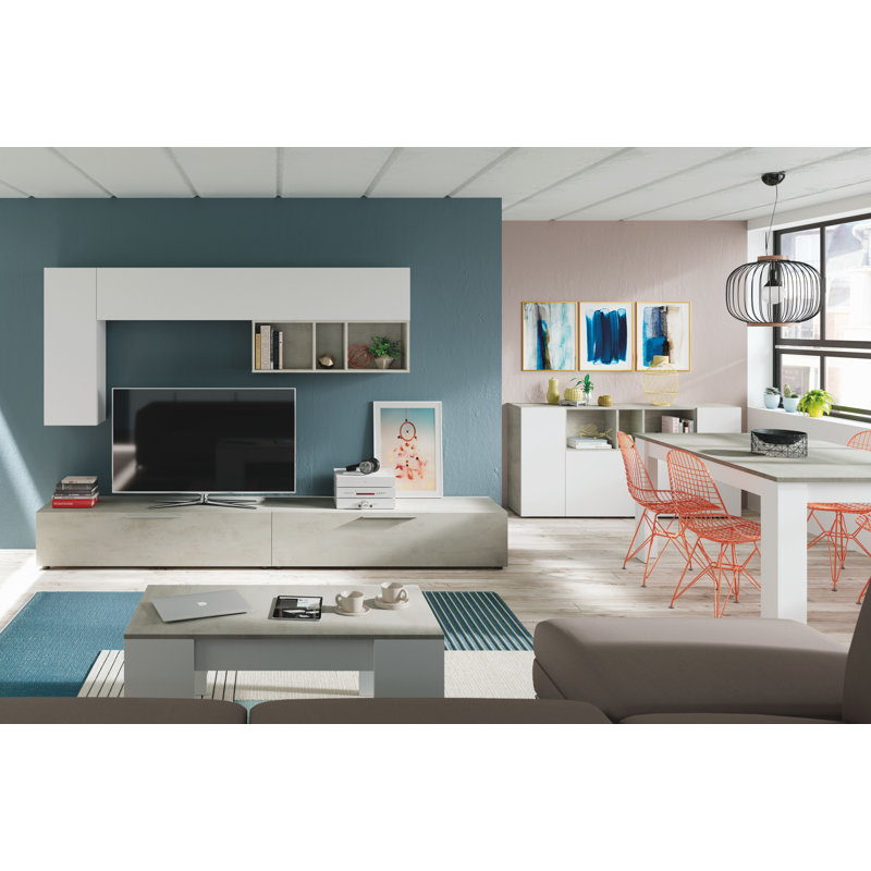Diyanna TV Stand, Grey