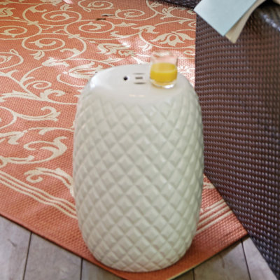 Ceramic Accent Stool