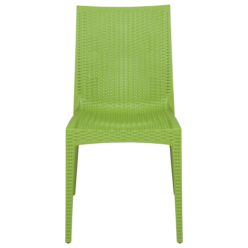 Indoor/Outdoor Side Chair, Green