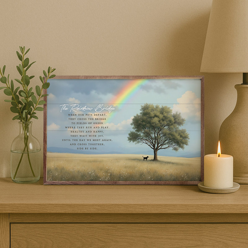 Rainbow Bridge, 10" H x 16" W