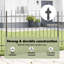 80 cm H x 170 cm W Border Fencing