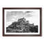Edinburgh Castle in Scotland - Picture Frame Graphic Art Print on MDF-56712830-56712833