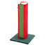 Cat Scratching Post for Indoor Cats, 81cm Tall Cat Scratcher with Hanging Bell Toy