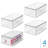 iDesign Stackable Kitchen Storage Drawer - Pull-Out Sliding Bin for Fridge, Pantry, Under-Sink, or Cabinet