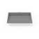 Polymarble Rectangular Undermount Bathroom Sink