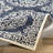 Bergmann Handmade Tufted Wool Gray/Beige/Navy Rug-1100351846
