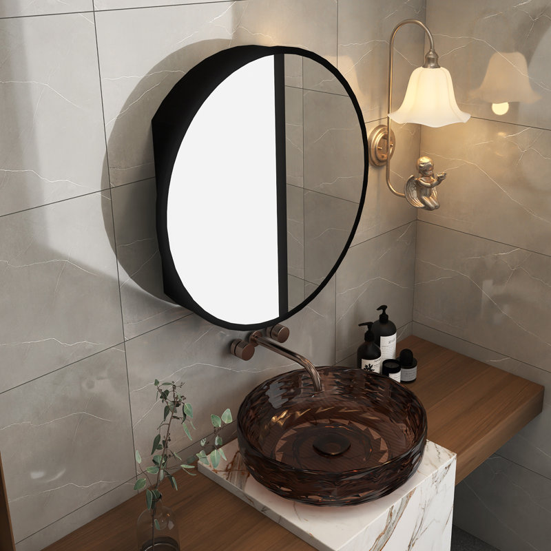 Armoire à pharmacie avec miroir Johanie, H 30 po x l 30 po x P 5 po