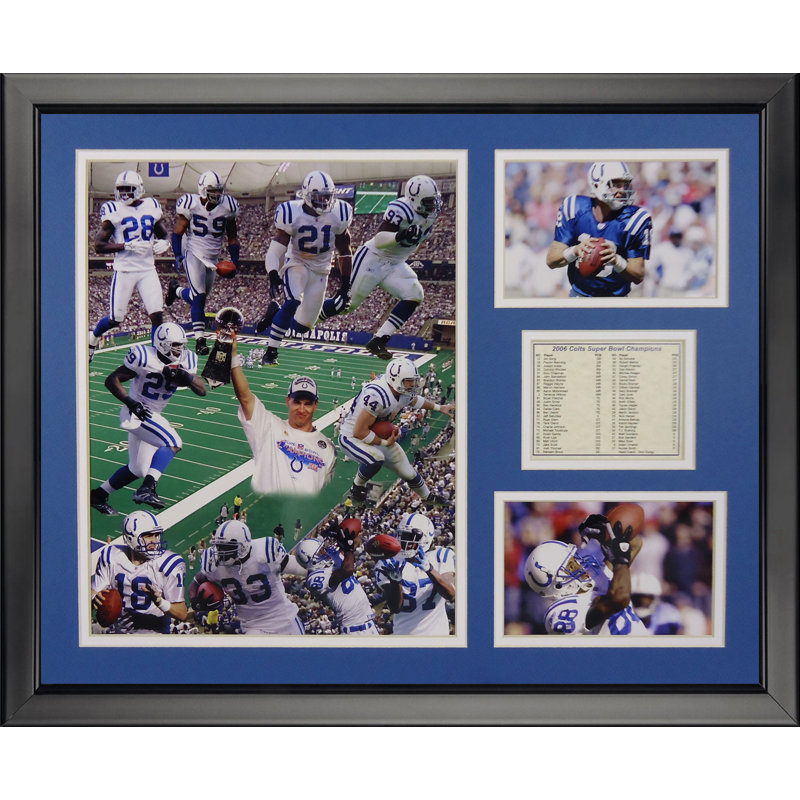 Memorabili encadrée indianapolis colts-2006 champions NFL