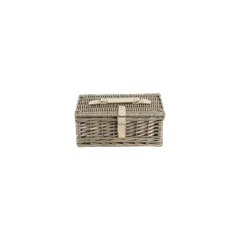 Wicker Split Willow Hamper Basket, 20cm W x 26cm D