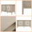 58" Buffet Cabinet with Adjustable Shelves, Modern Storage Sideboard for Dining Room & Living Room-1248470251
