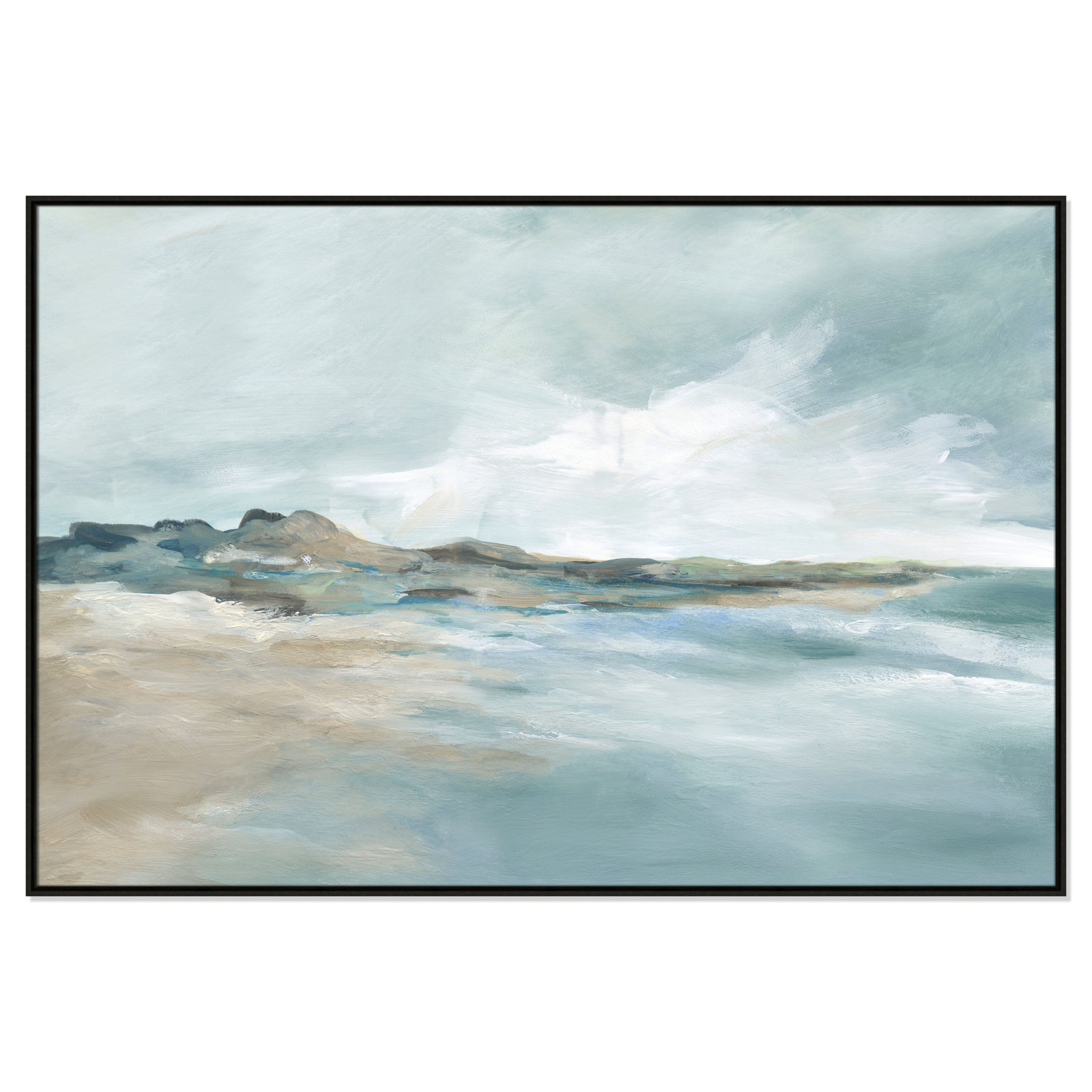 Sandpoint Print by Carol Robinson, Espresso, 41.5" H x 61.5" W