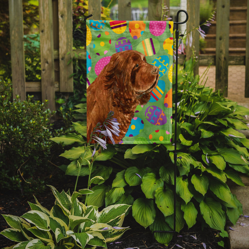Drapeau de jardin Atara, Épagneul du Sussex