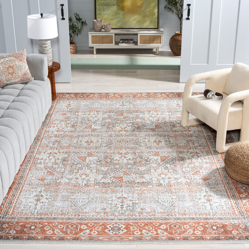 Tapis Alisha avec envers antidérapant, Rectangle 8 pi x 10 pi