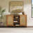 Aalke 58" 2-Door Sideboard with Arched Rattan Panels-91906257