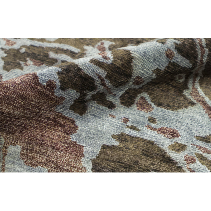 Hand-Knotted High-Quality Multi-Colored Area Rug