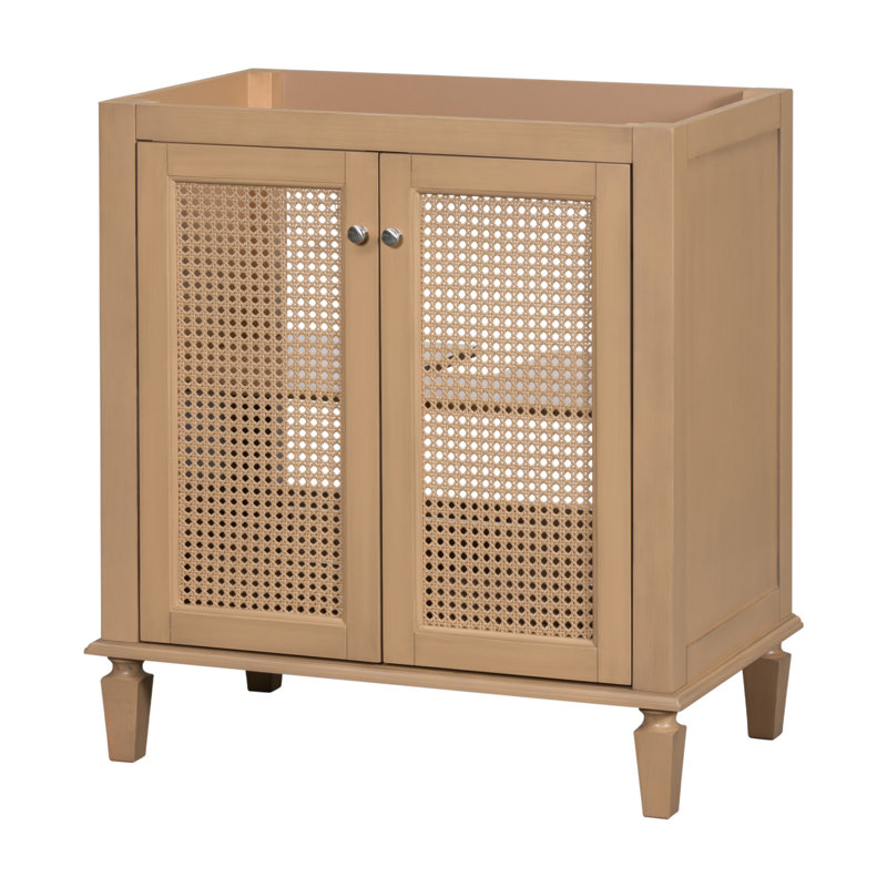 【Lavabo non inclus, meuble-lavabo de base seulement】 Meuble-lavabo de salle de bain de 30 pouces sans lavabo, meuble-lavabo autoportant avec tiroir caché, armoire de rangement pour la salle de bain, meuble de rangement en bois massif