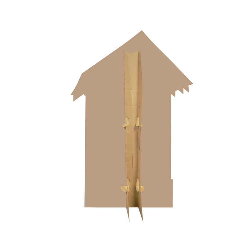 76'' Buildings & Architecture Cardboard Standup