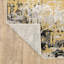 Tapis gris / doré Belinda-153702359