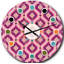 Horloge murale abstraite à motif géométrique rétro IV - Mid-Century-40744160