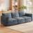 92.5" 3-Seater Convertible Sofa, Blue-Grey, Living Room-954759128-954759135