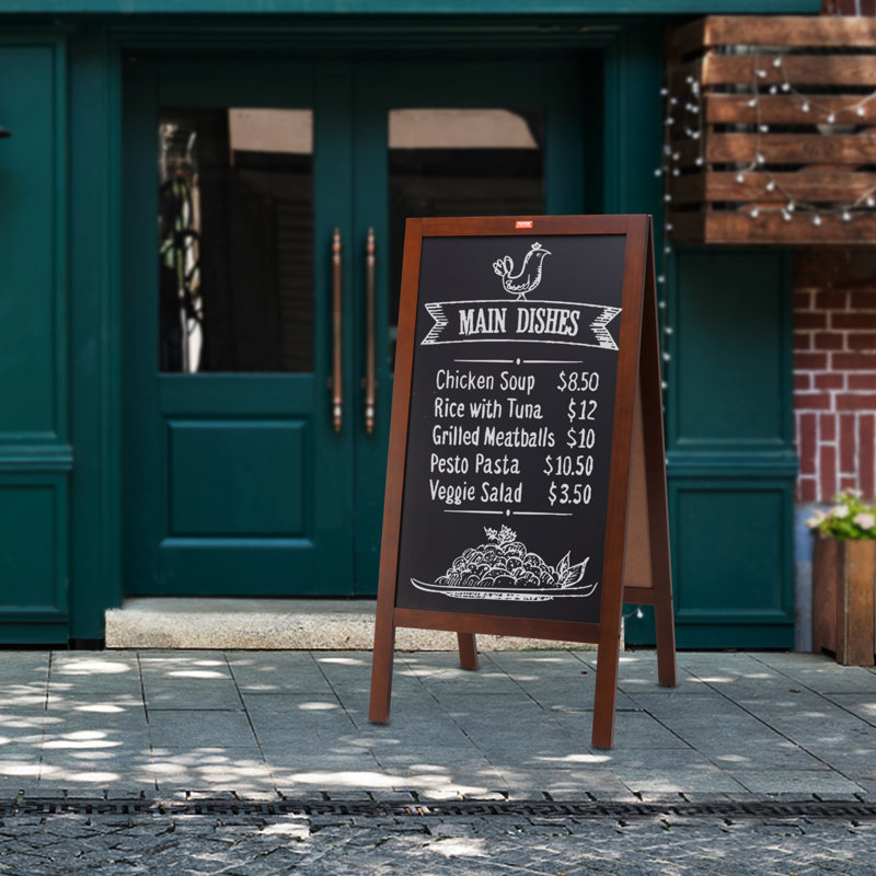 VEVOR Freestanding Chalkboard Holder