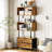 Midhat Geometric Storage Bookcase with 3 Drawer