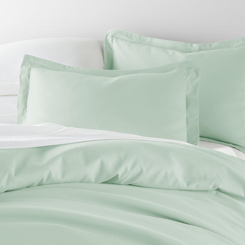 Pillow Shams 2-Pack Microfiber Ultra Soft Bedding, Standard, Aqua