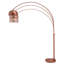 Ioanna 210cm Copper Arched Floor Lamp