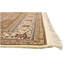 Tapis de zone brune à la main noué la laine light Heinen