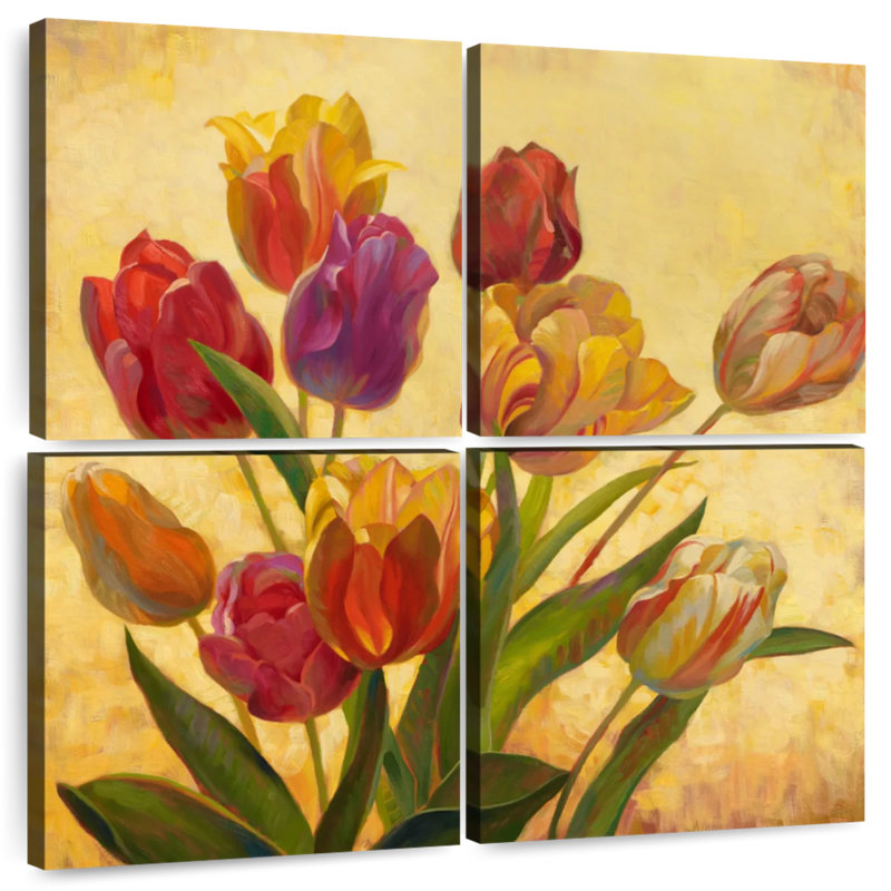 Bouquet de tulipes romantiques Harnek, H 45 po x l 45 po