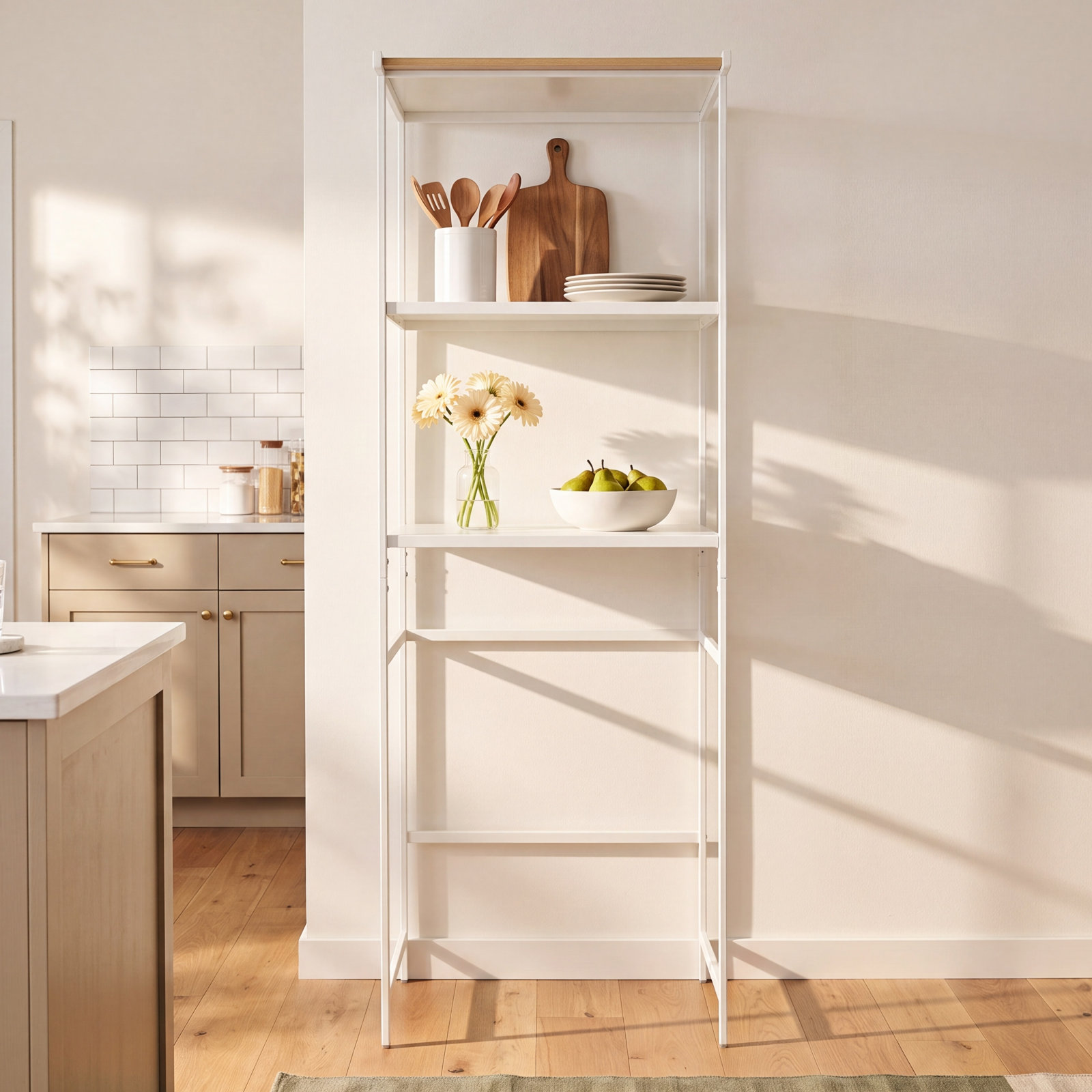 Yamazaki Home Tower Storage Rack, White