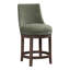 Vesper Upholstered Stool with Solid Wood Frame-1203505032-1203505053