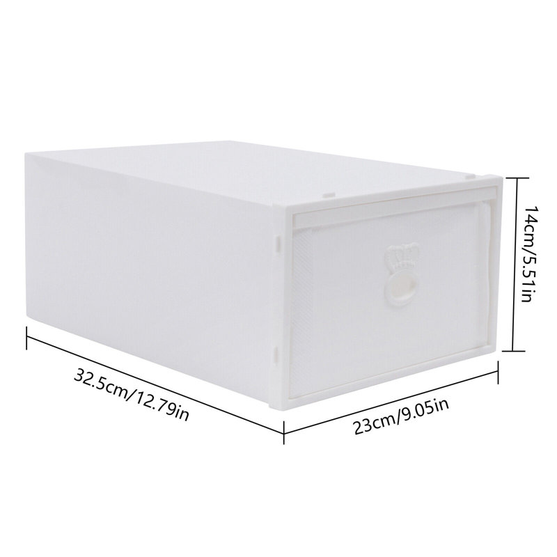 Jerilynn 9.05" Drawer Storage Boxes Stackable Closet Organizer