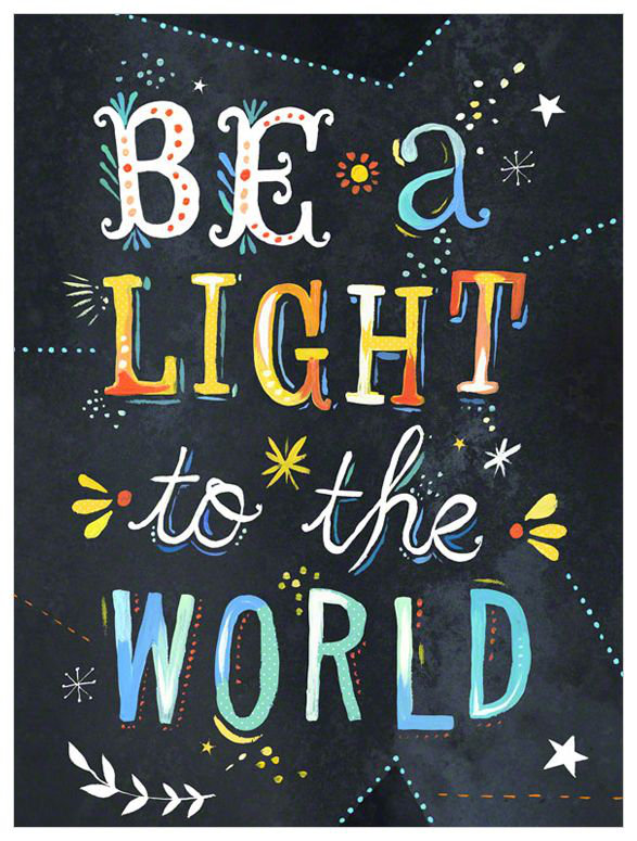 Be a Light to the World Canvas Art