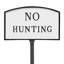 No Hunting Statement Garden Sign-243360369