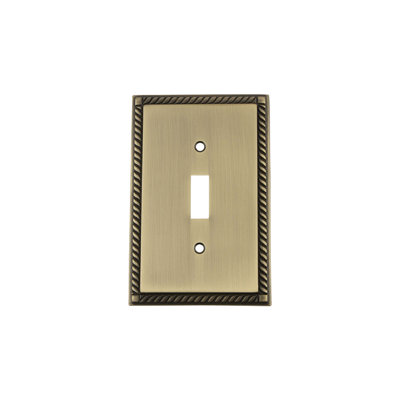 Rope 1-Gang Toggle Light Switch Wall Plate