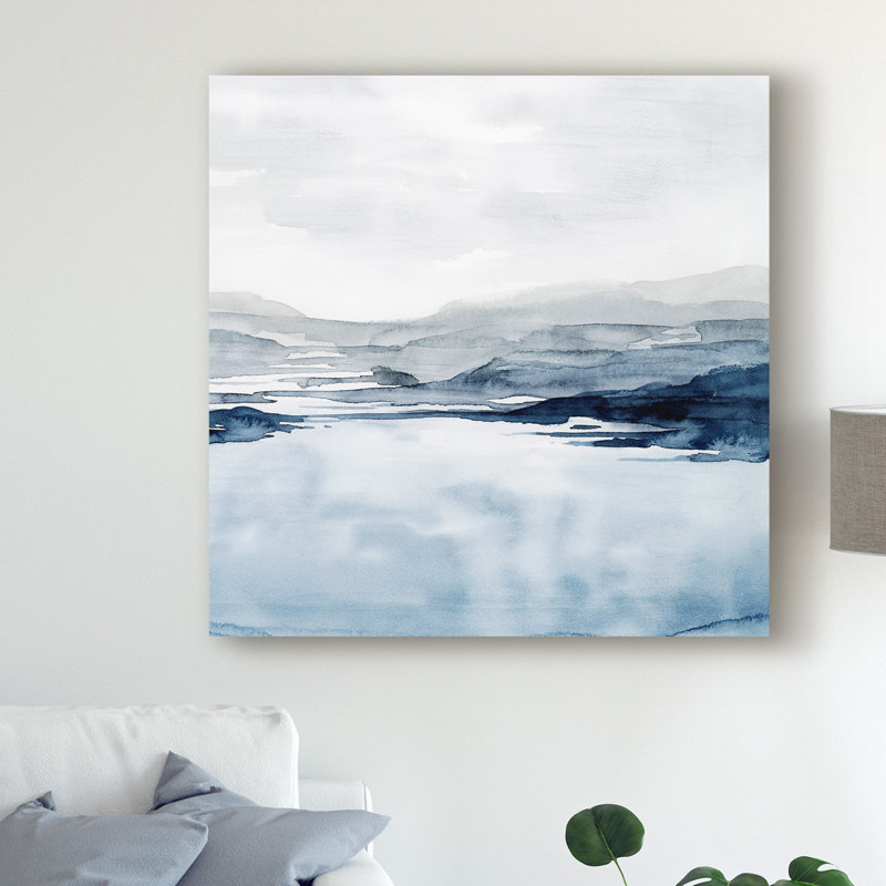 « terni horizon ii », reproduction de peinture à l’acrylique sur toile tendue, H 24 po x l 24 po x P 2 po