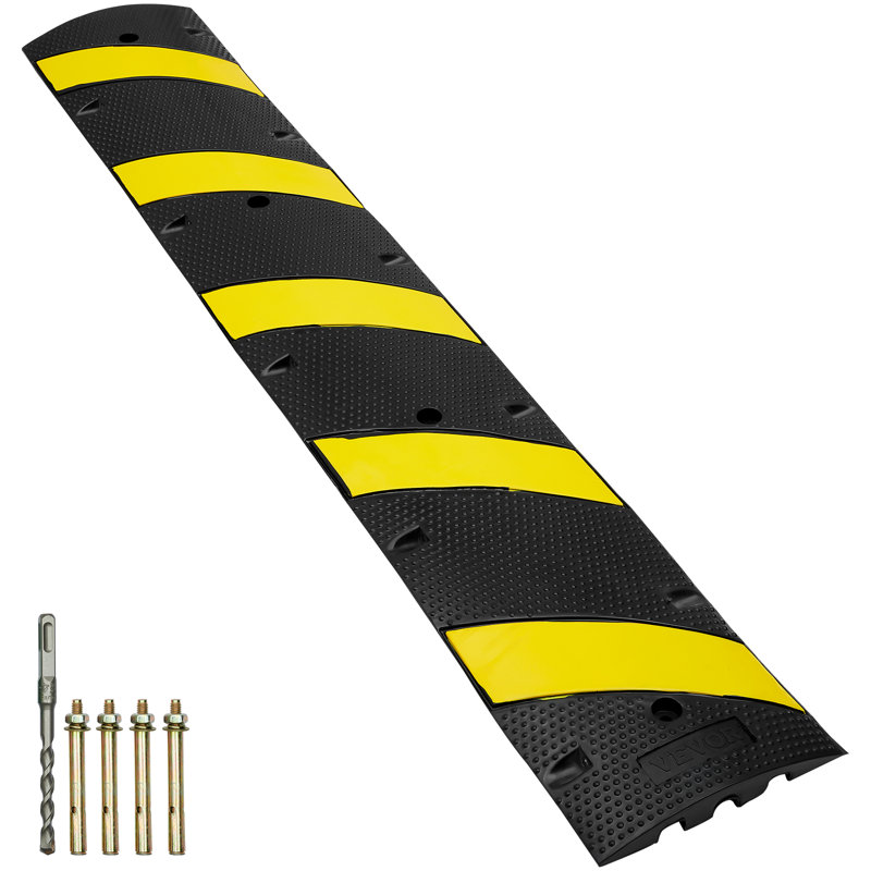 VEVOR Rubber 72'' L Threshold Ramp