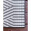 Tapis géométrique noir intérieur / extérieur-55341235