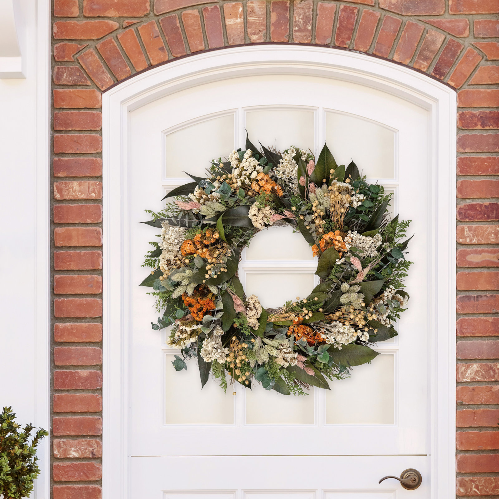 20" Handcrafted Floral Wreath