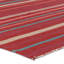 Tapis rayé rouge / bleu / crème Etha-88037033