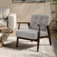 Croix Solid Wooden Frame Upholstered Tufted Armchair-1221753580