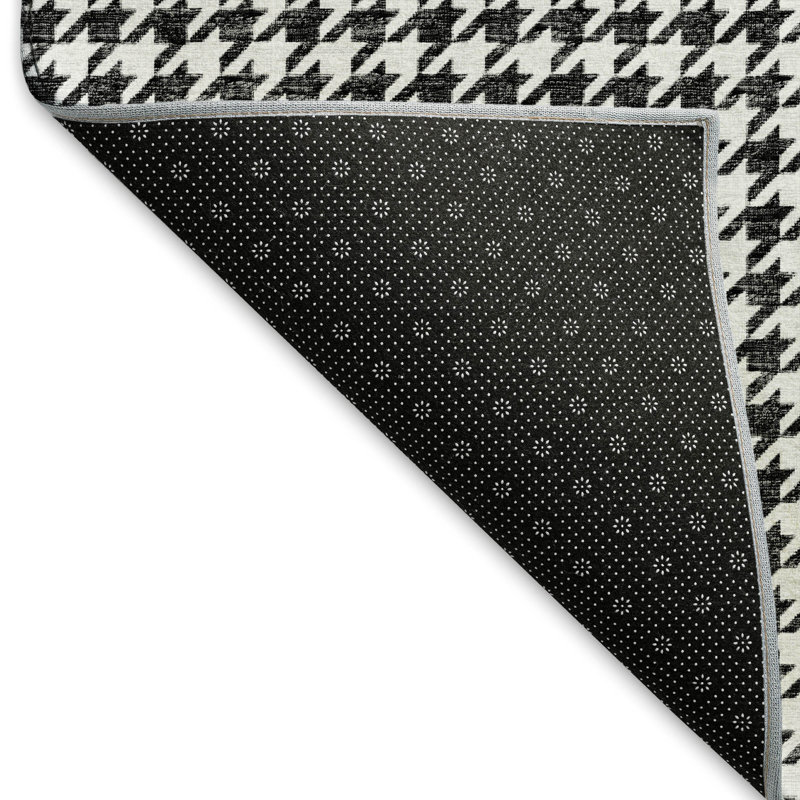 Tapis noir lavable à la machine de qualité supérieure AMF137, Rectangle 9 pi x 12 pi