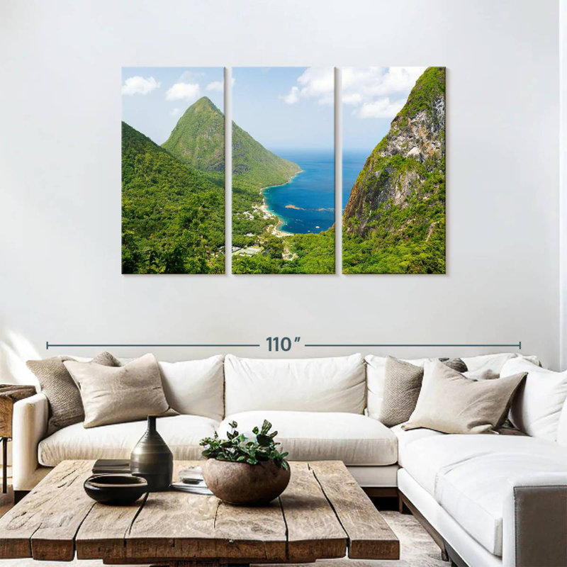 Gillard Piton Mountains, 48" H x 74" W