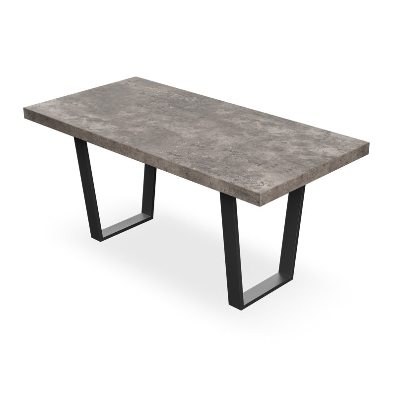 Ahlina 4 - Person Dining Set, Grey/Black/Grey