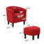 Chaise d'appoint de salon avec repose-pieds l 25,5 po-304421467
