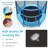 Gymax Round Backyard Trampoline with Safety Enclosure-88913701